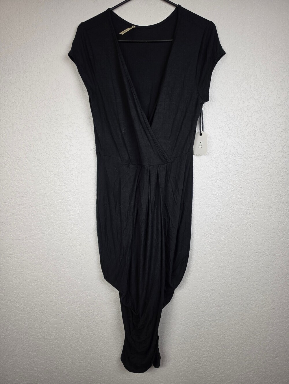 NWT Black Asymmetrical Dress XL Made in USA